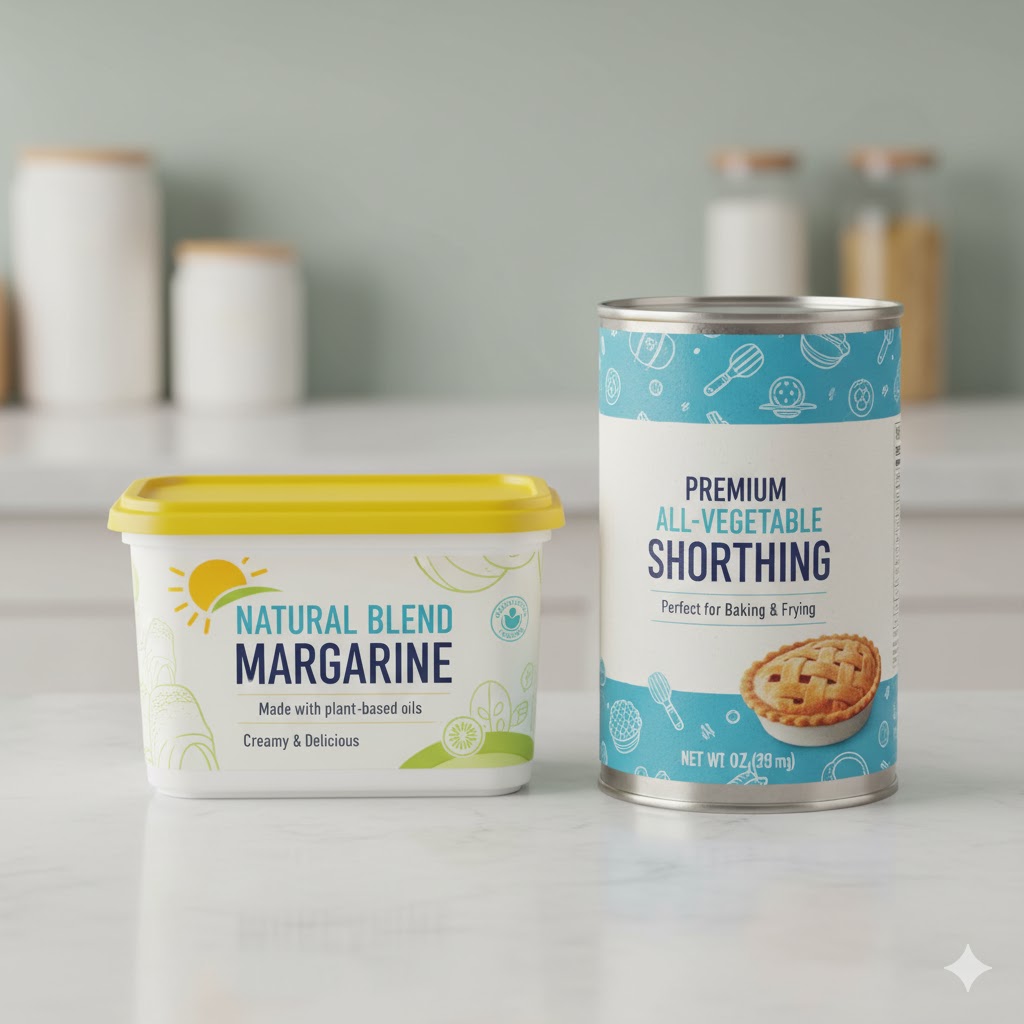 マーガリンやショートニングは入っていないか