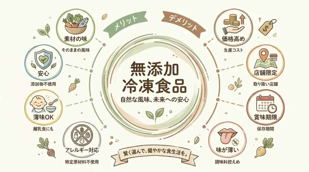 無添加を選ぶメリットとデメリット