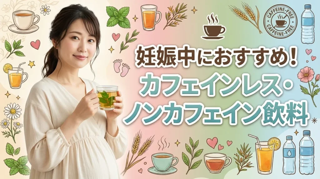 妊娠中のカフェインレス・ノンカフェイン飲料おすすめ9選！安心して毎日飲める選び方ガイド