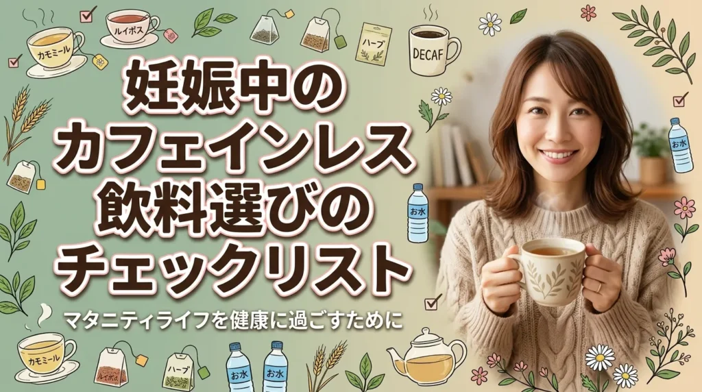妊娠中のカフェインレス飲料選びの最終チェックリスト